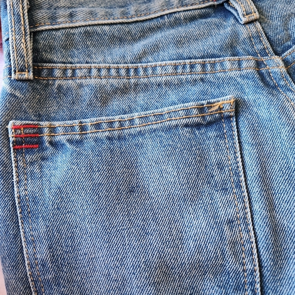 BDG Slim Straight High Rise Jeans, Medium Wash, 27W, 31L - Picture 7 of 8